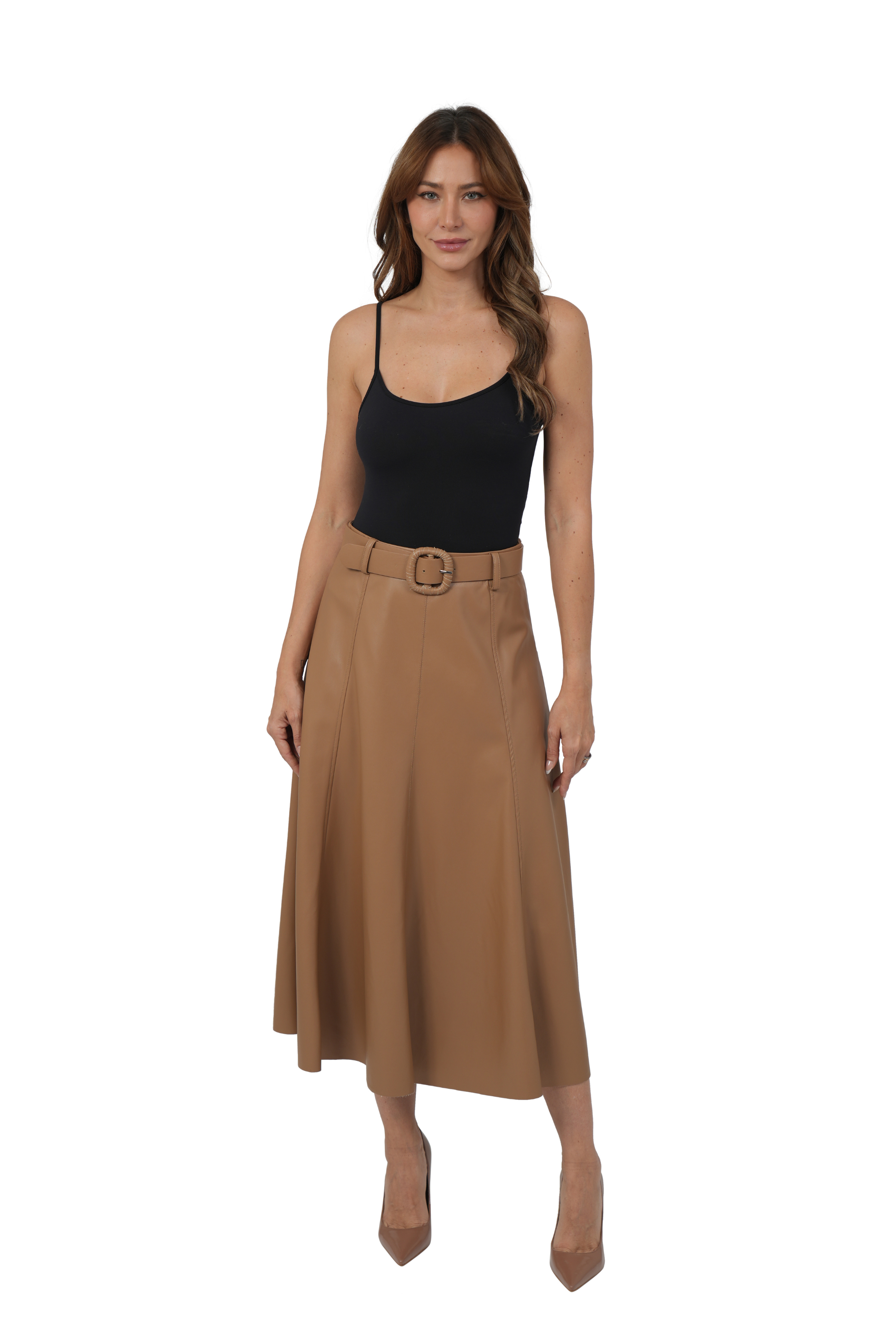 MERCEDES PU SKIRT