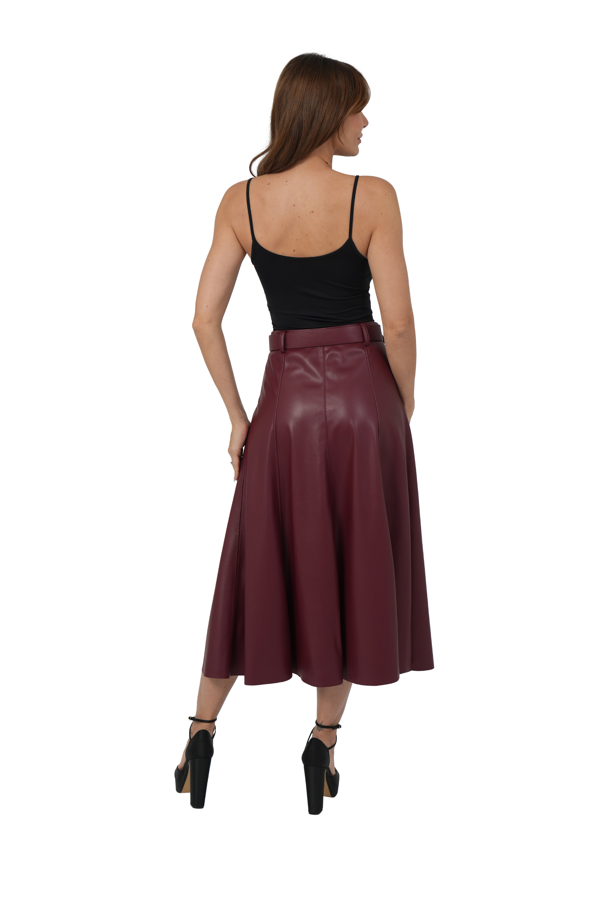 MERCEDES PU SKIRT