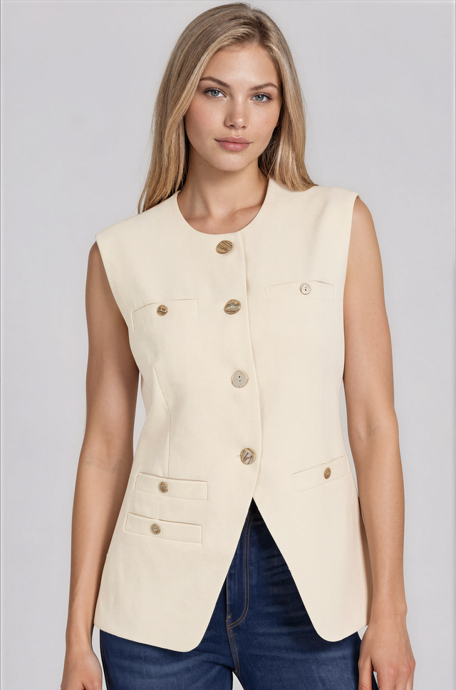Hailey Woven Vest