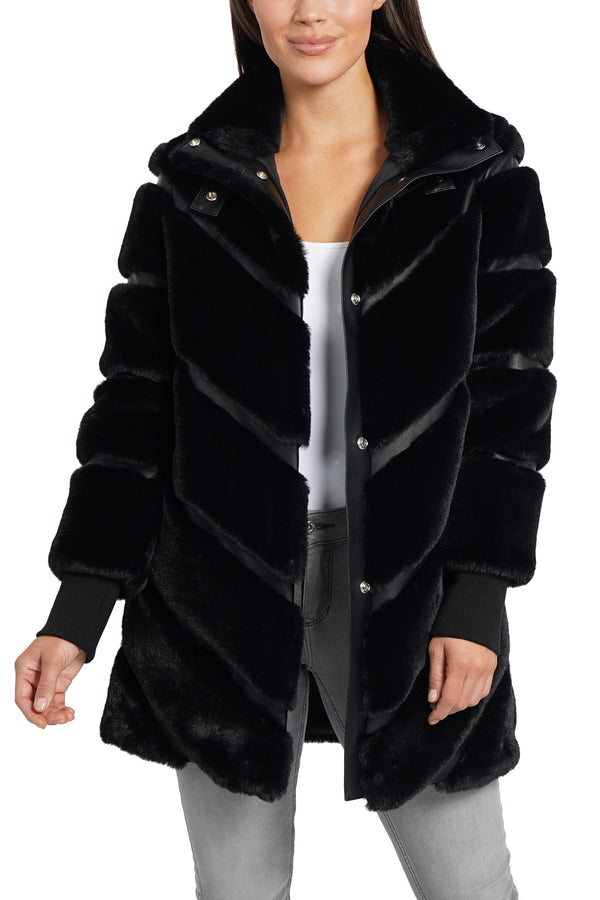 Love Token Kiki Faux Fur Coat