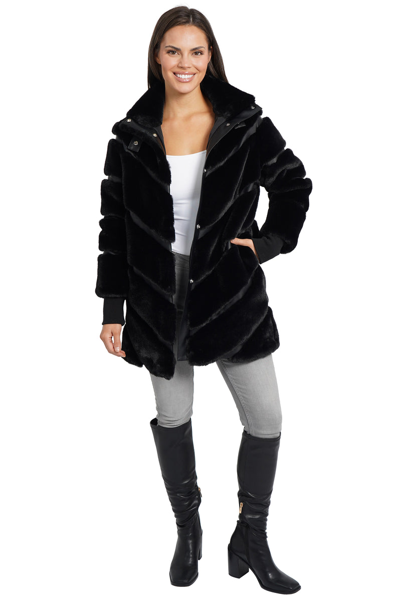 Love Token Kiki Faux Fur Coat 3