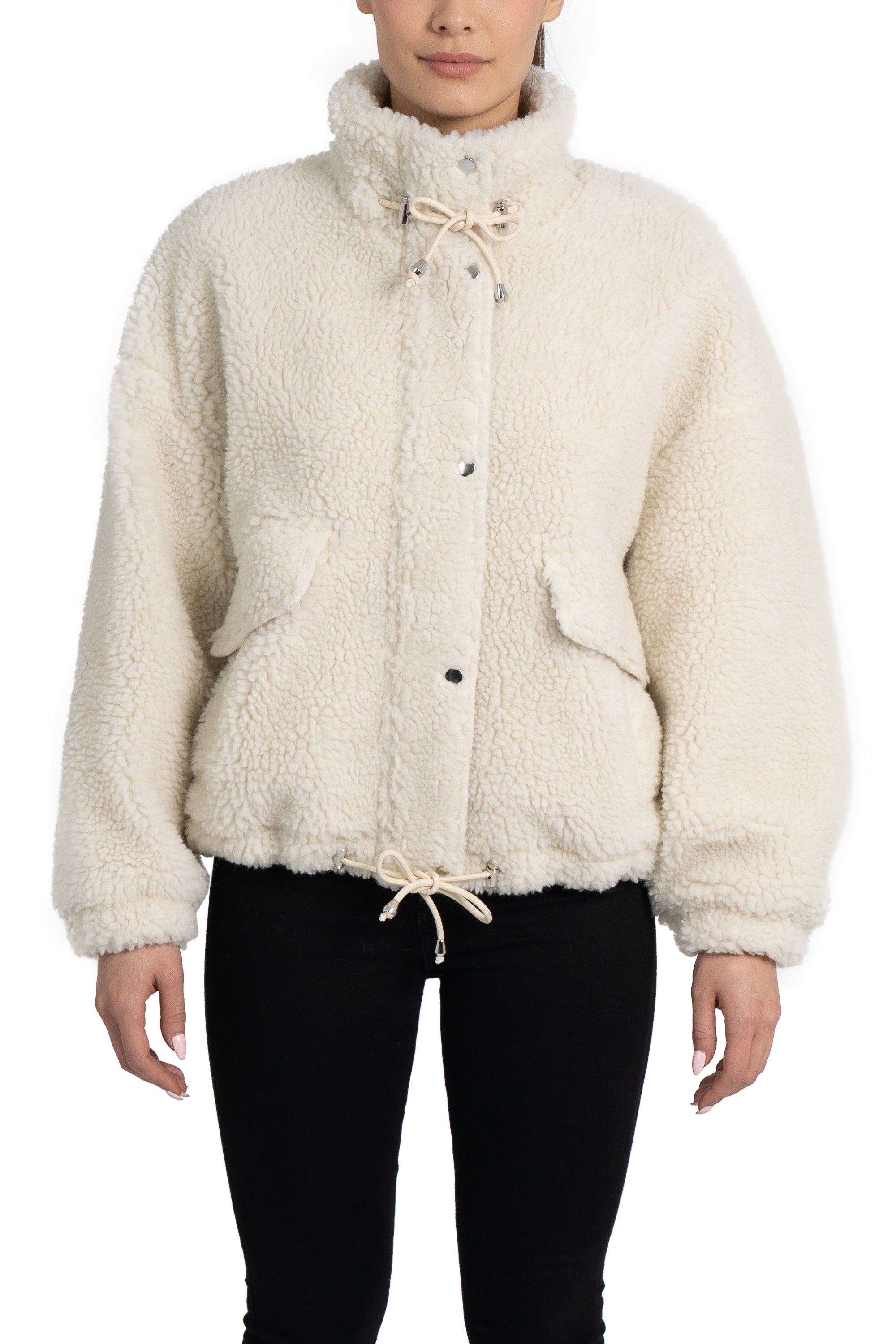 Amari Teddy Faux Fur Jacket
