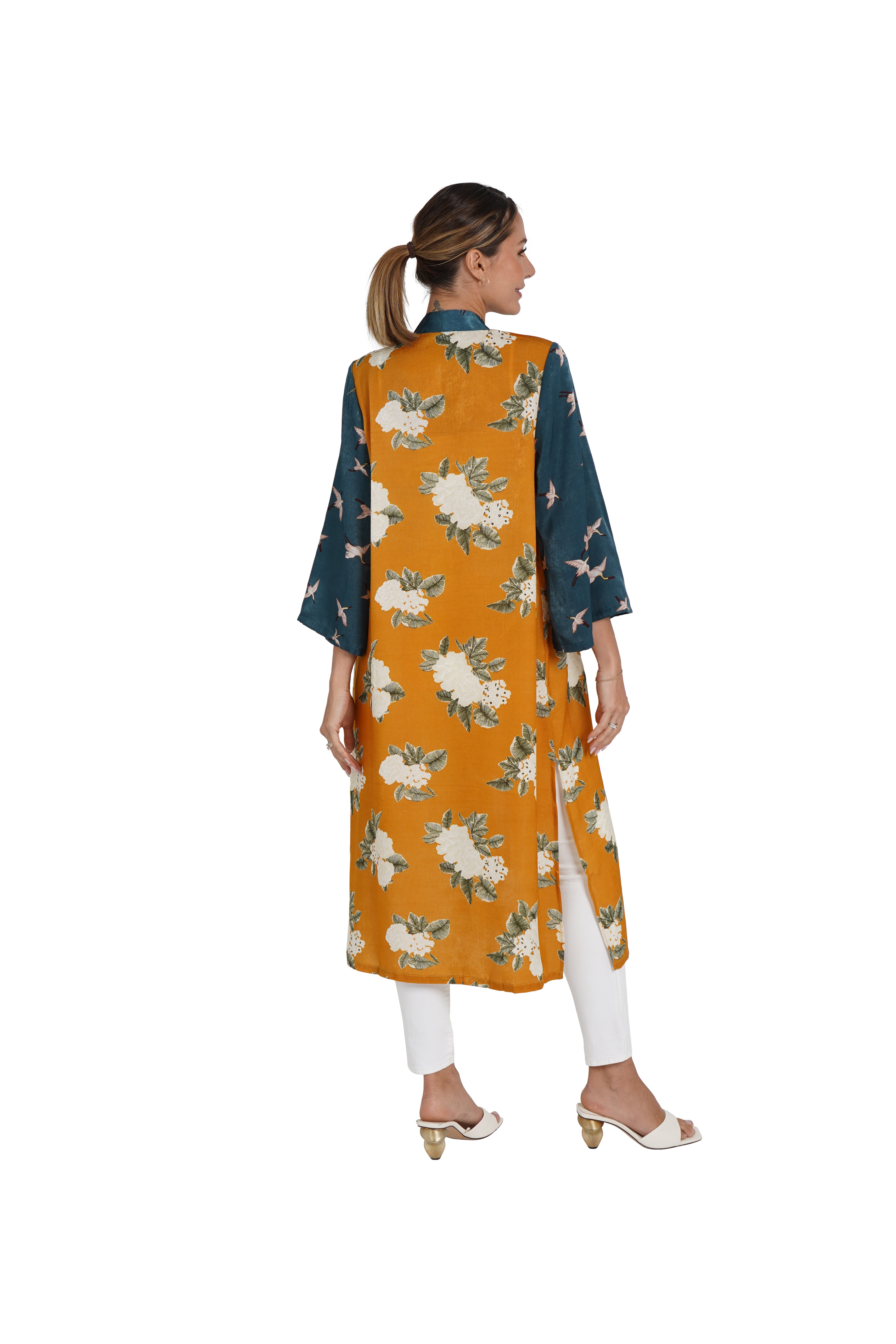 Chance Floral Open Kimono