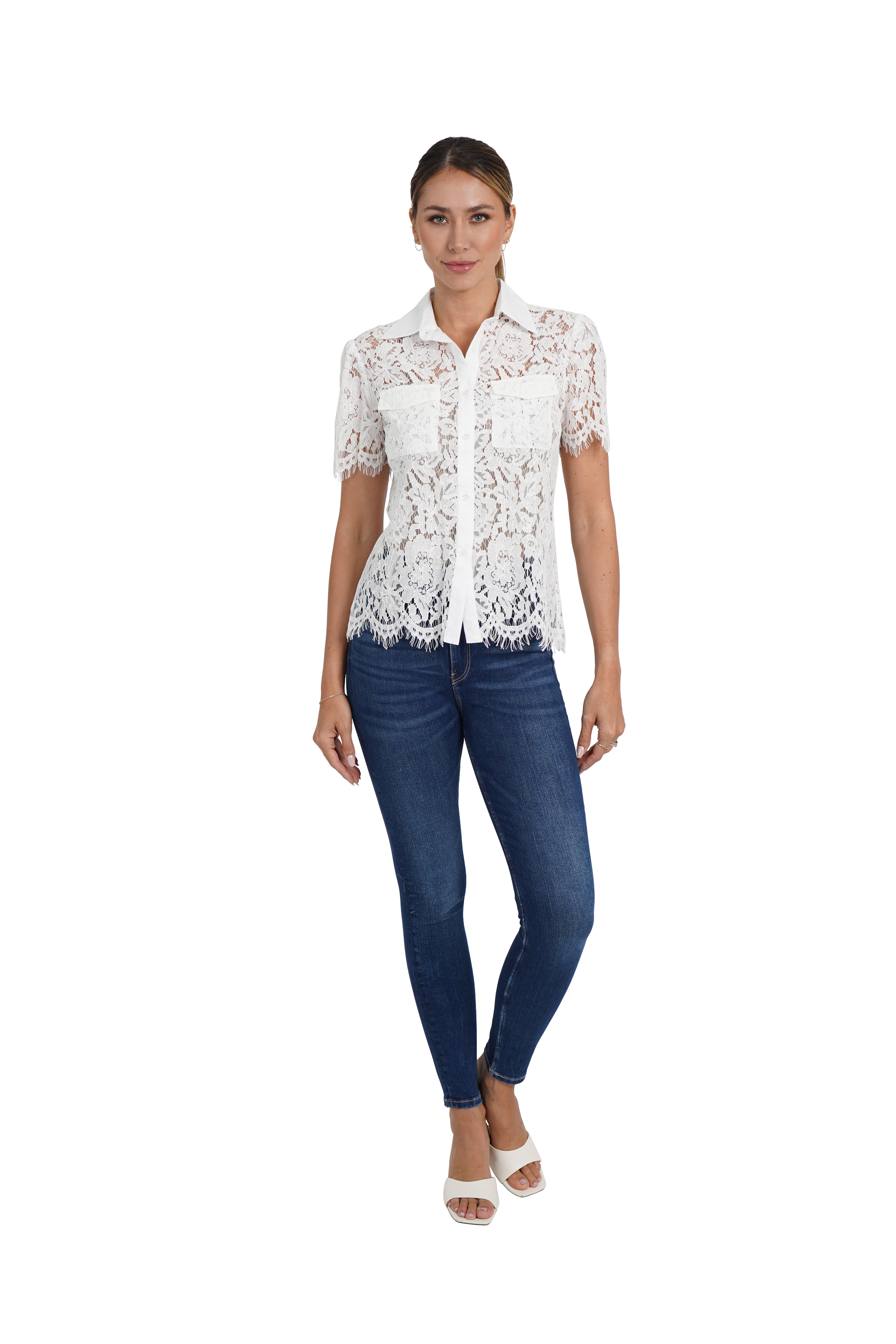 Mel Lace Top