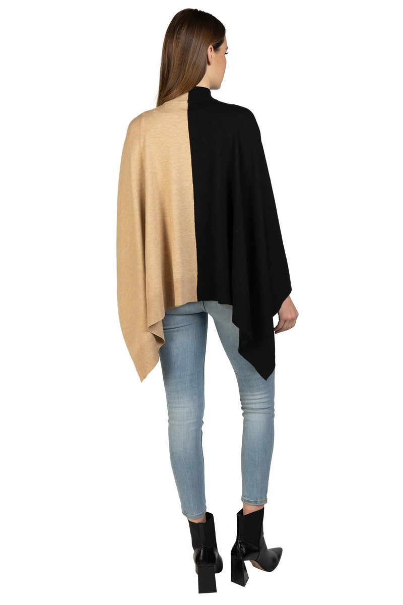 Love Token Two-Toned Poncho 4