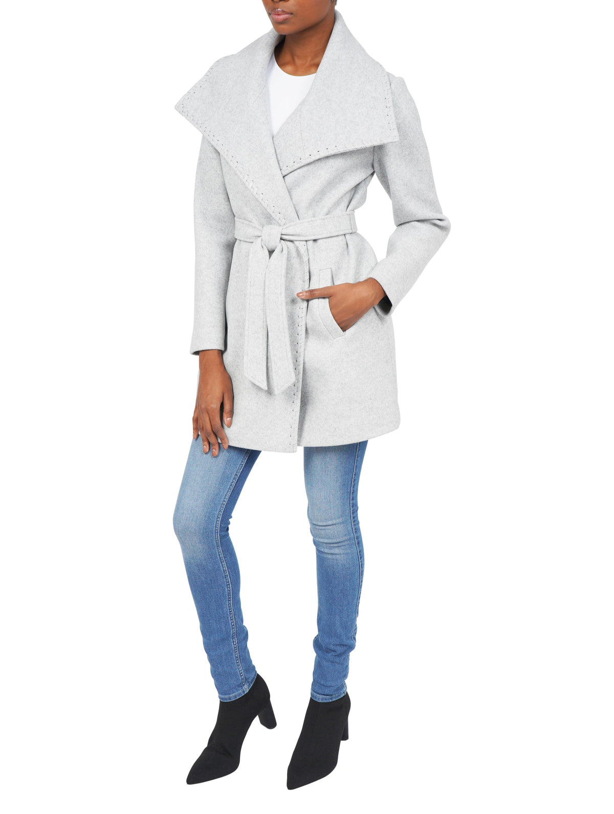 Love Token Esmeralda Drape Collar Coat 9