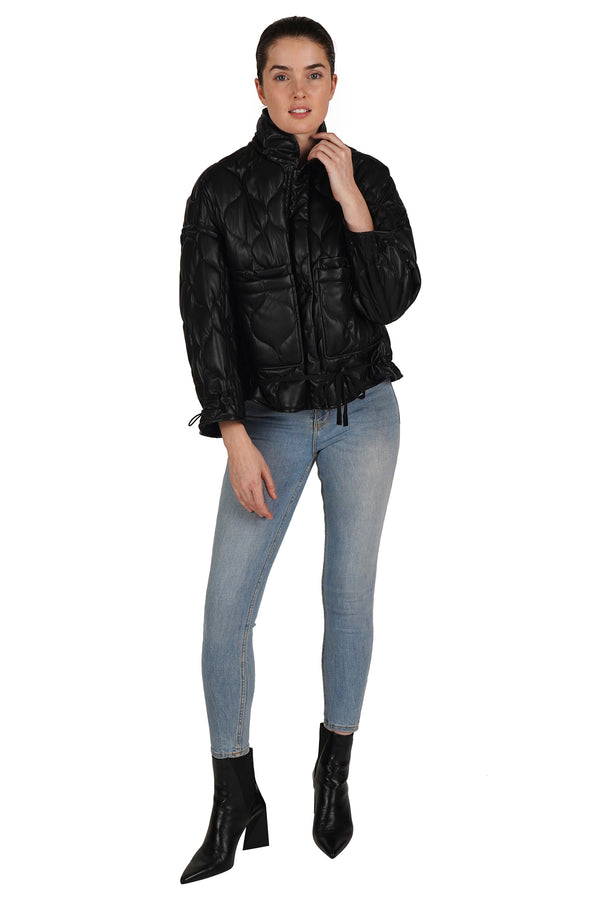 Love Token Cropped Quilted Jacket 1