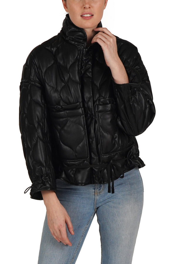 Love Token Cropped Quilted Jacket