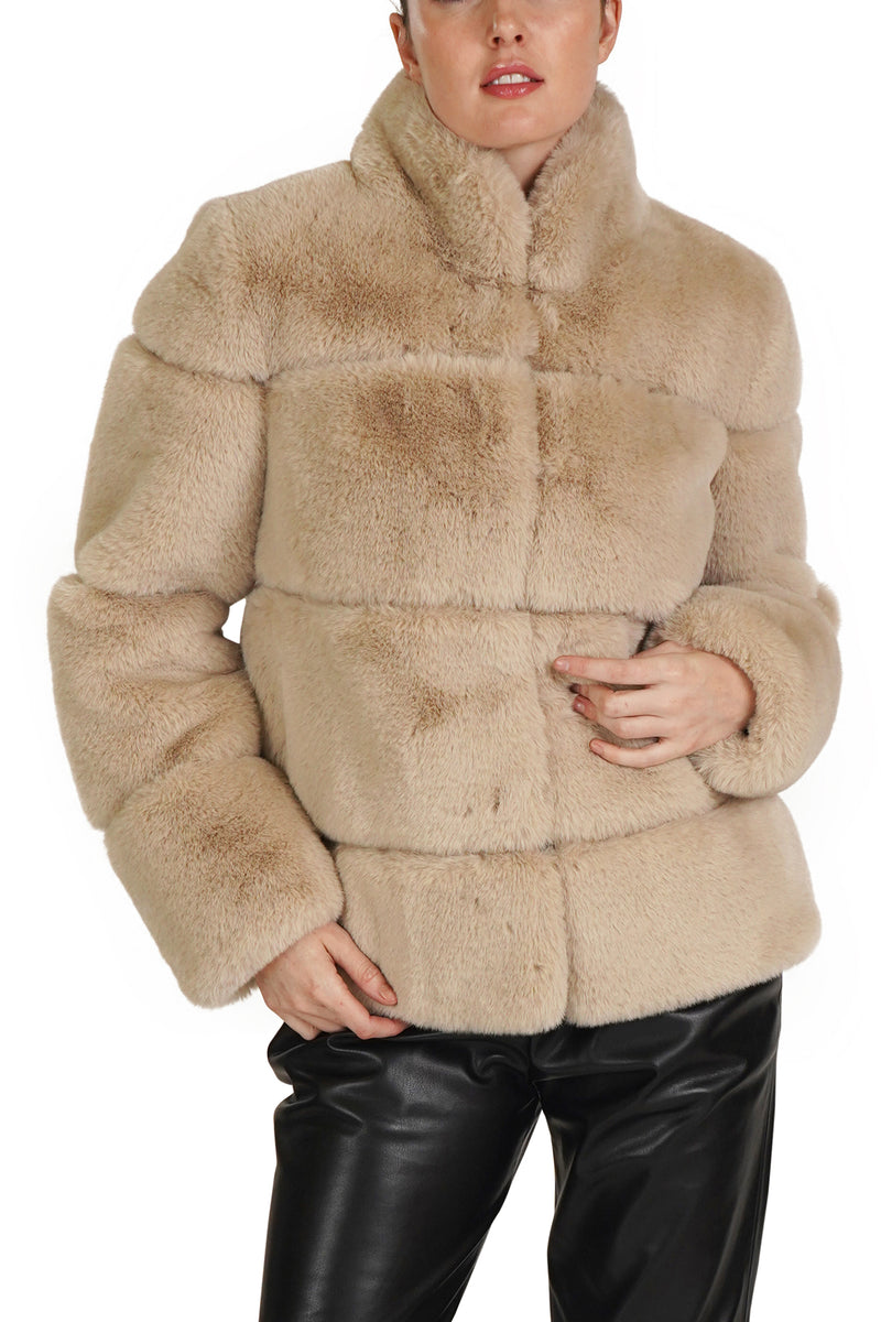 Love Token Faux Fur Winter Coat 5