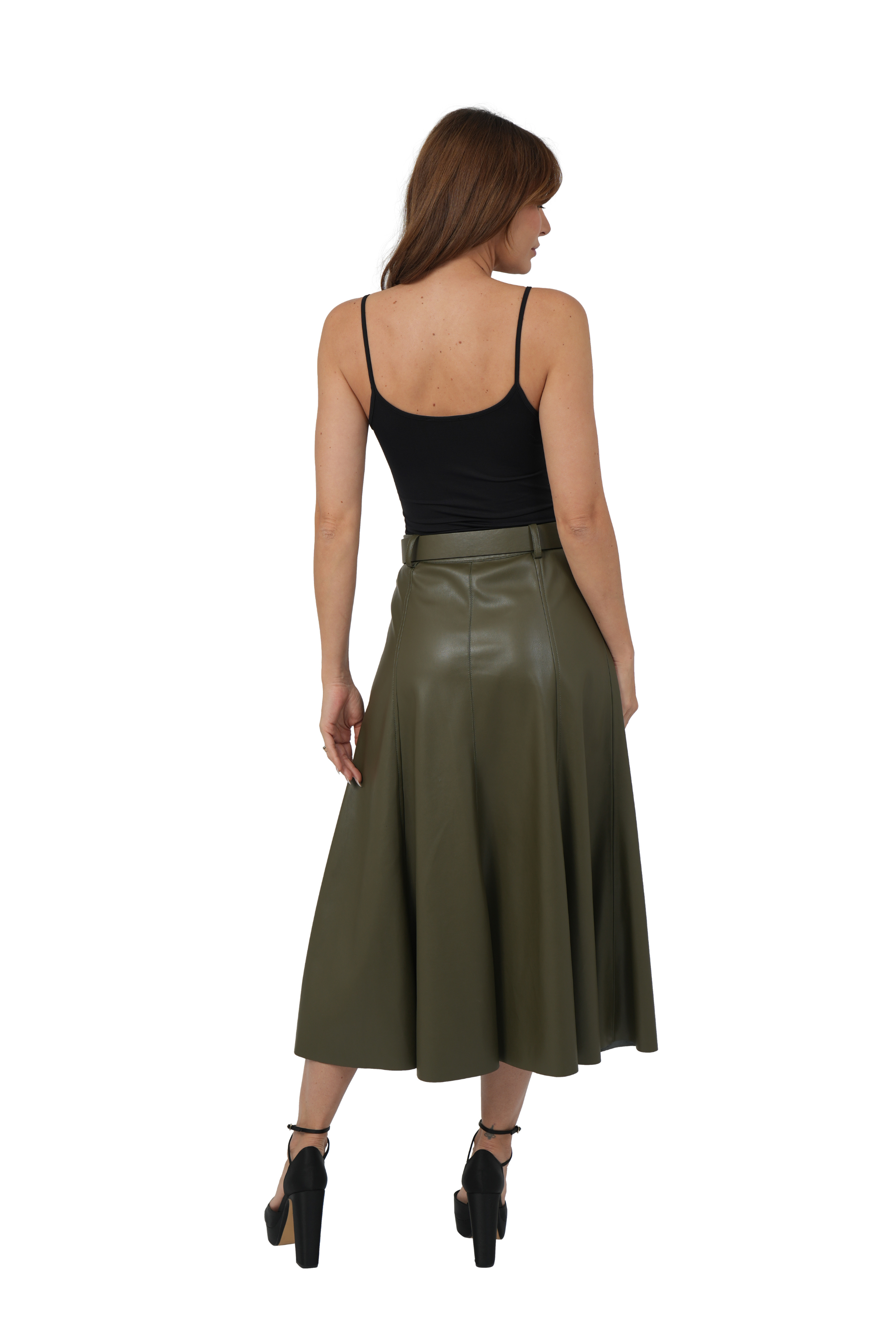 MERCEDES PU SKIRT