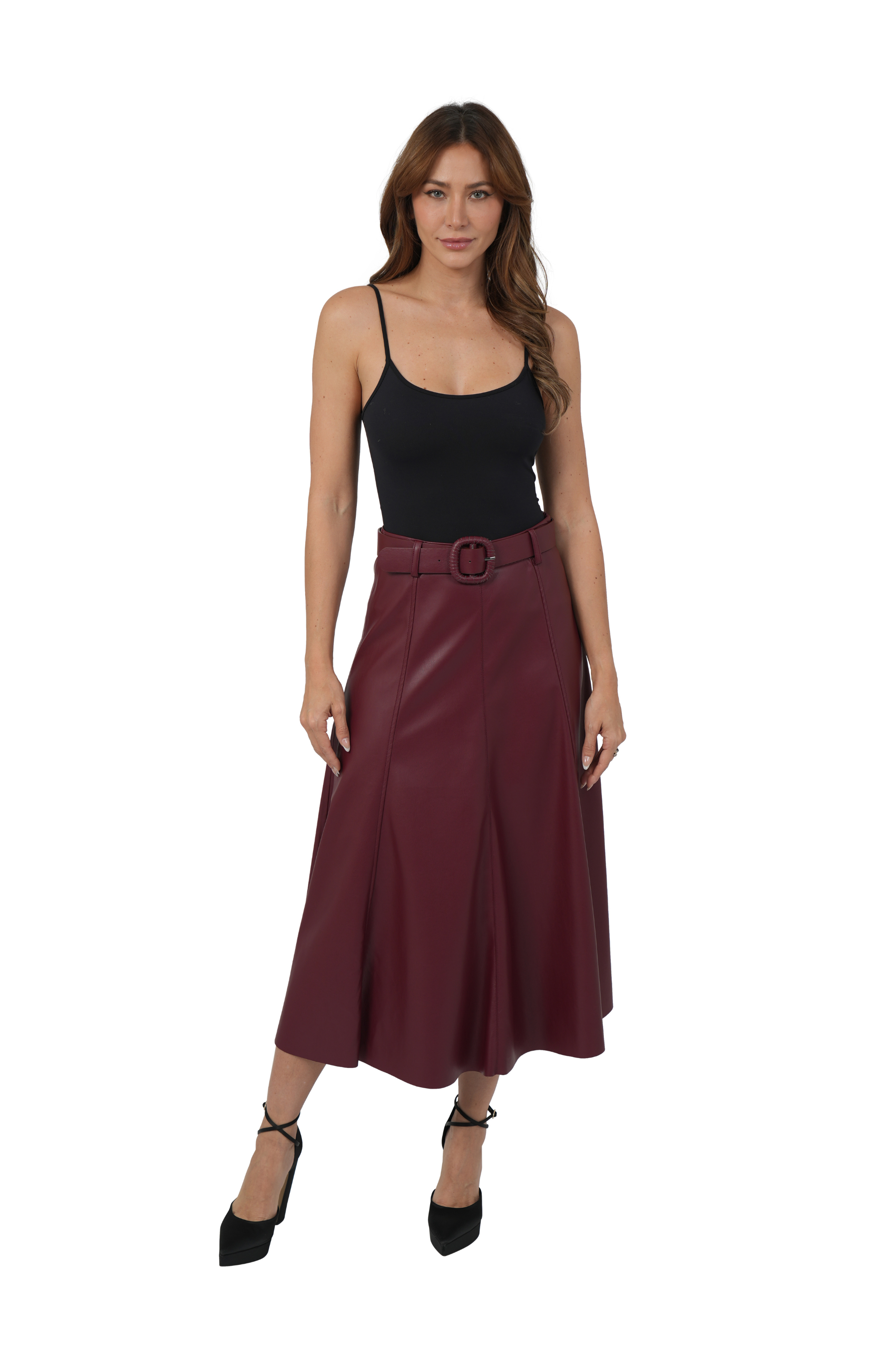 MERCEDES PU SKIRT