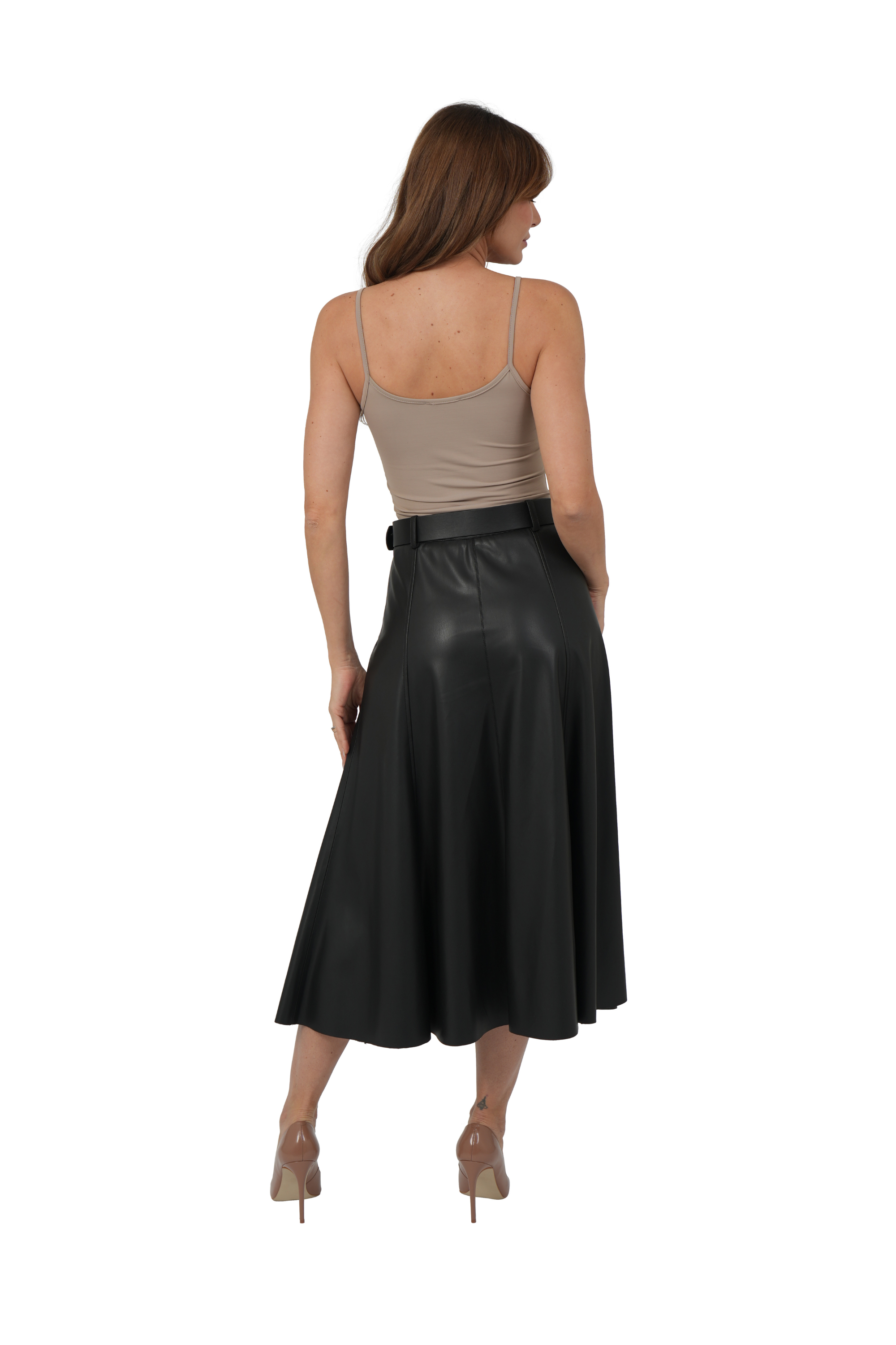 MERCEDES PU SKIRT