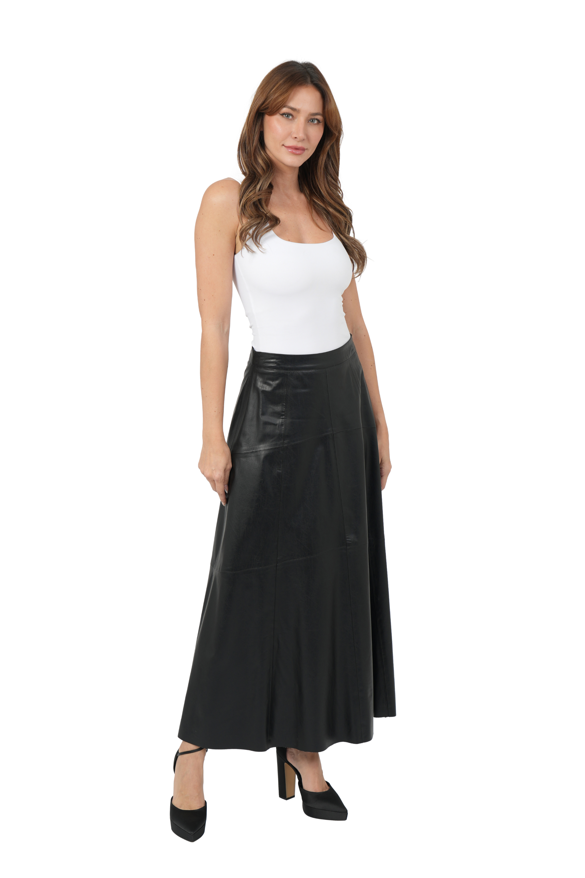 NORA PU SKIRT