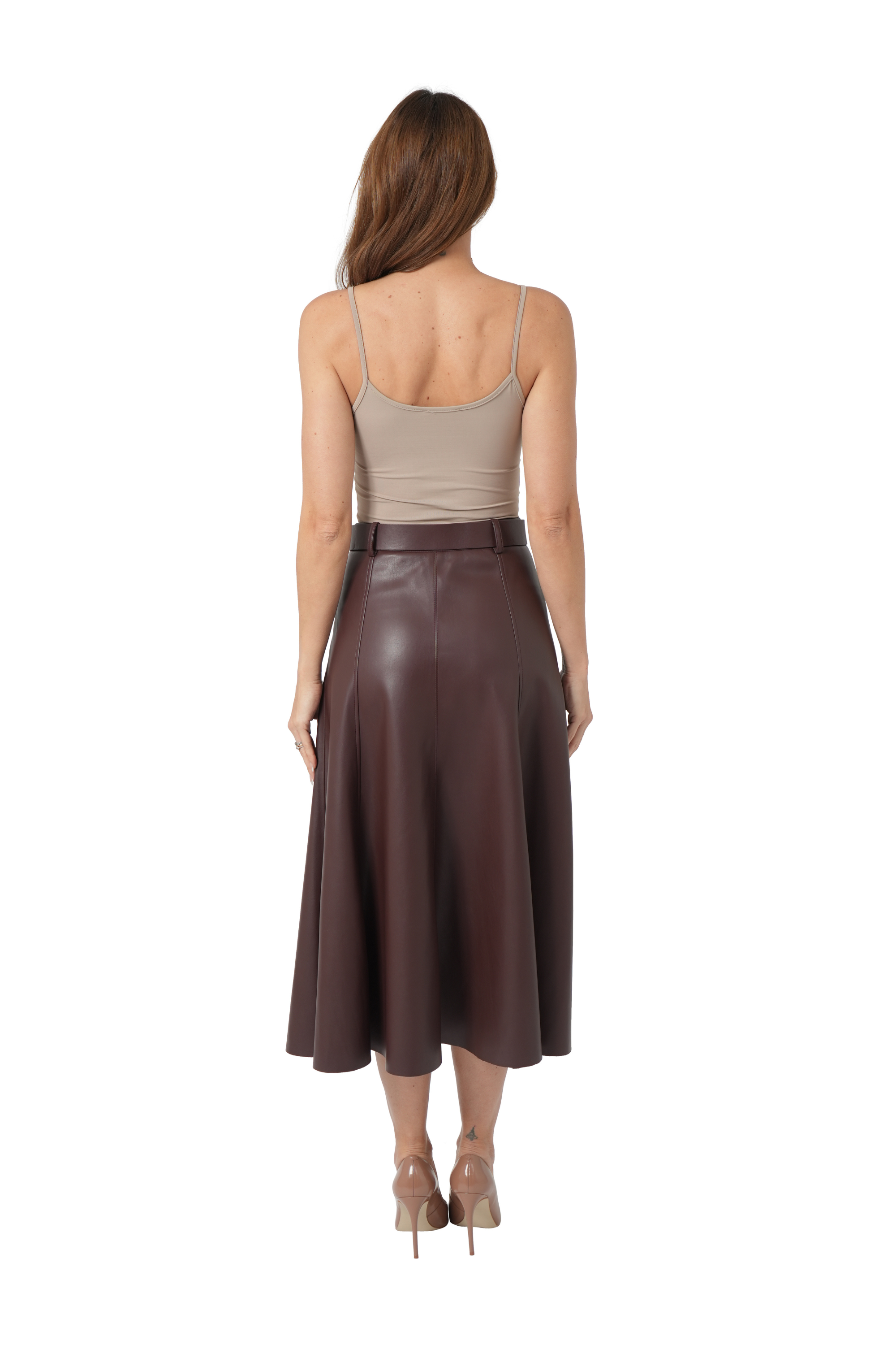 MERCEDES PU SKIRT