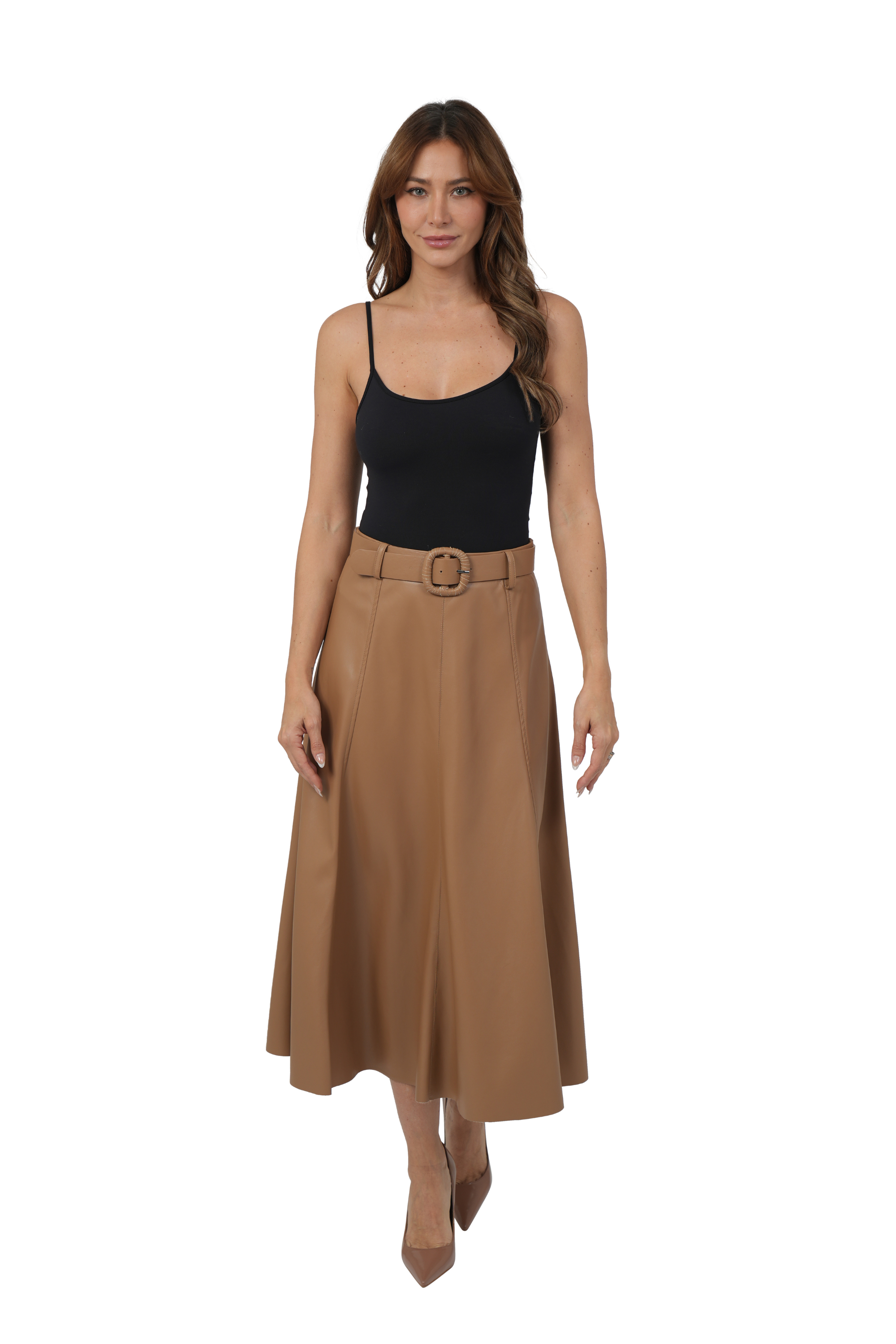 MERCEDES PU SKIRT