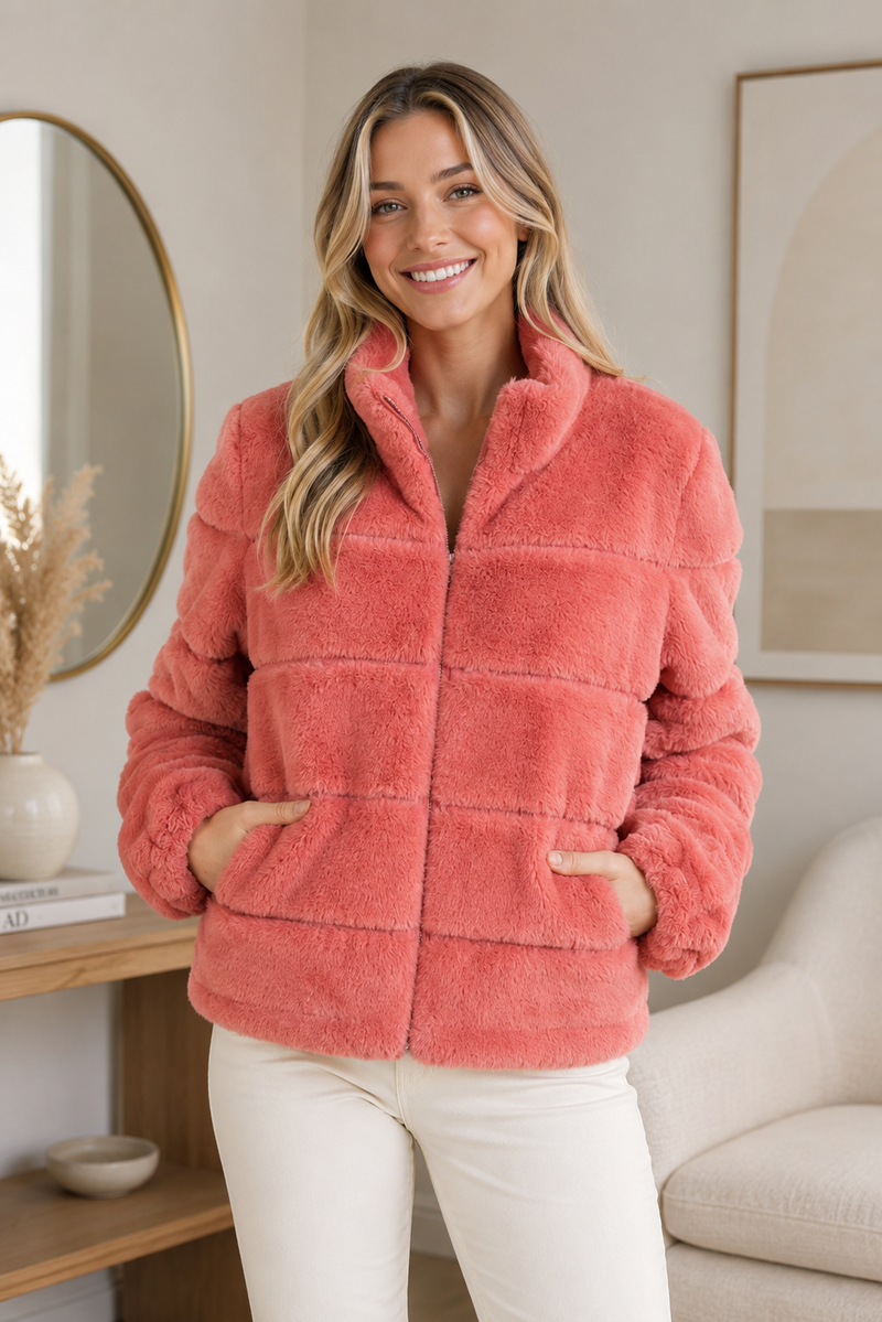 Love Token Alex Faux Fur Jacket – Love Token US