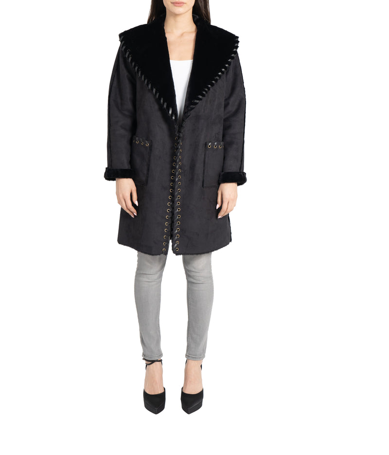 Talita Faux Suede/Fur Coat
