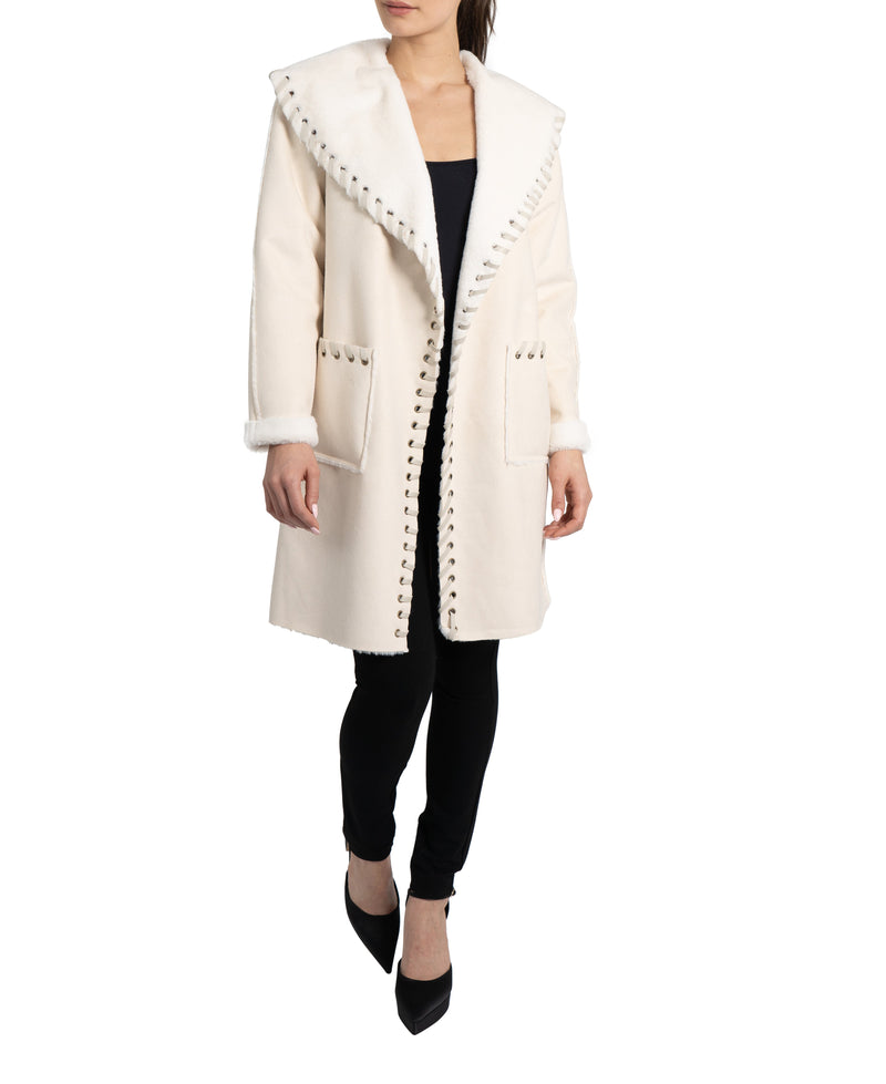 Talita Faux Suede/Fur Coat