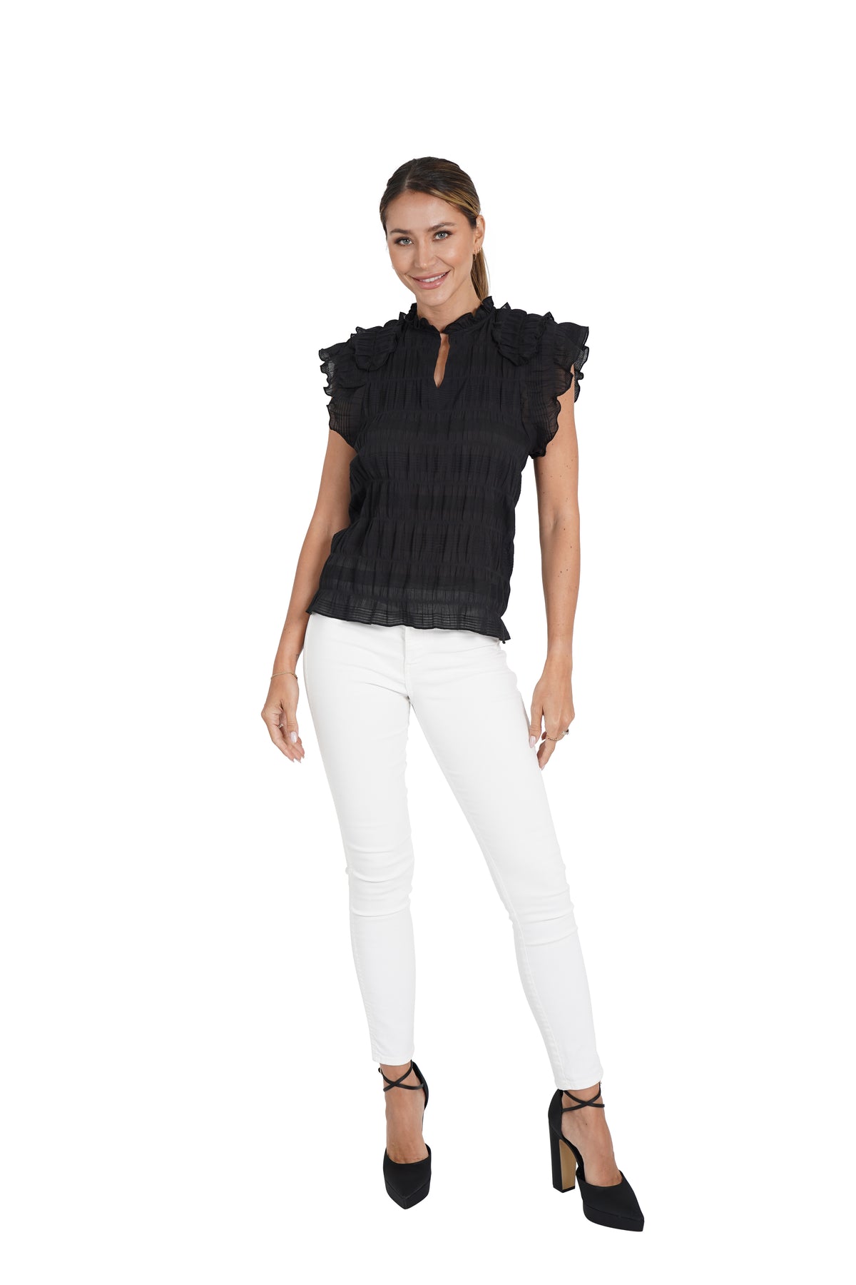 Gina Shirred Top