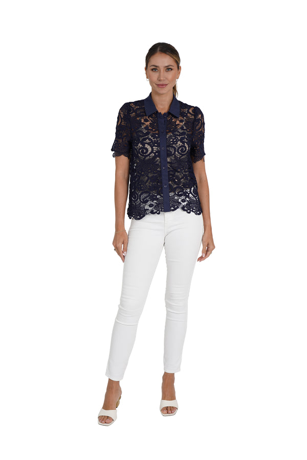 Amy Lace Top