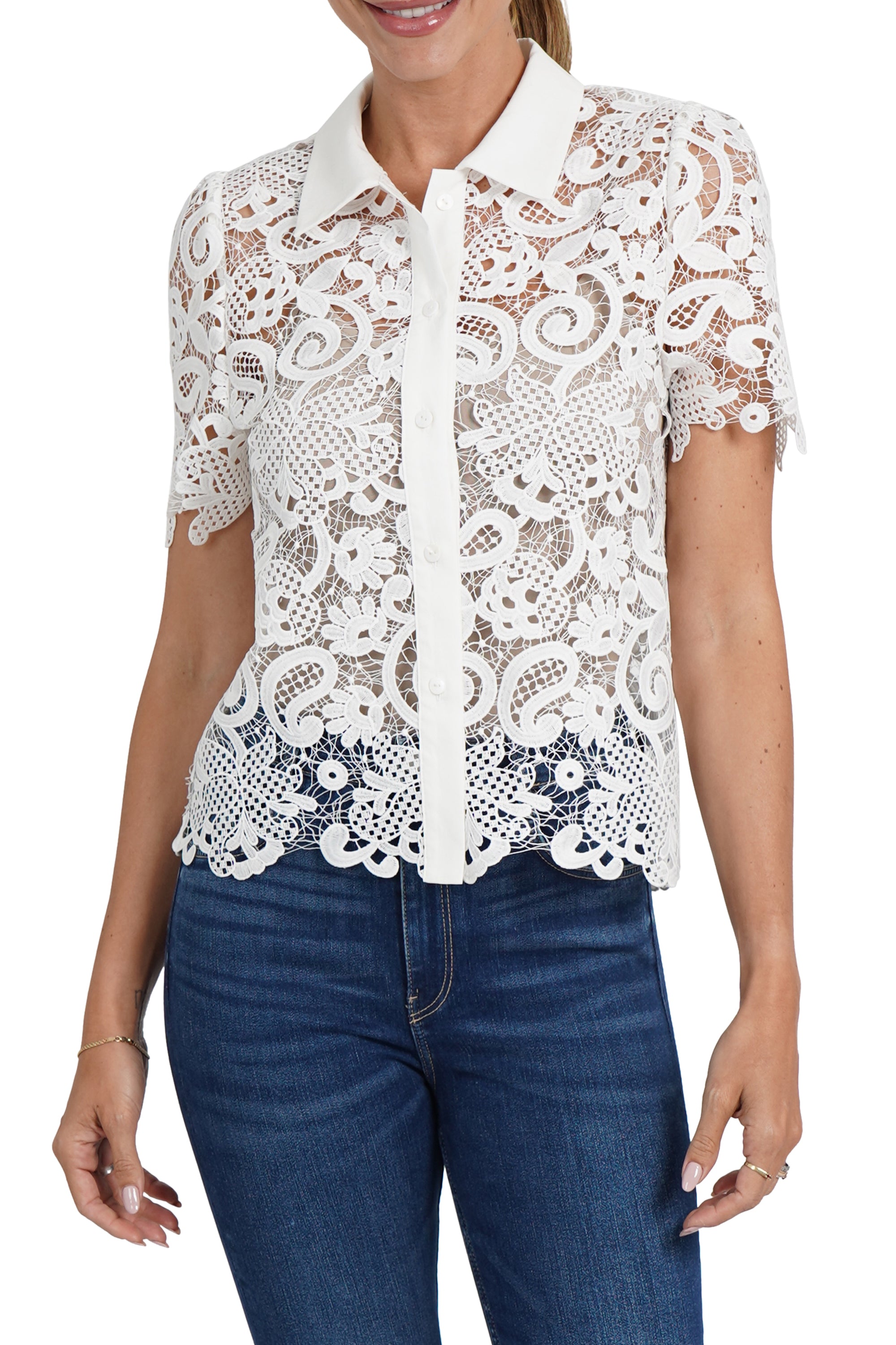 Love Token Amy Lace Top