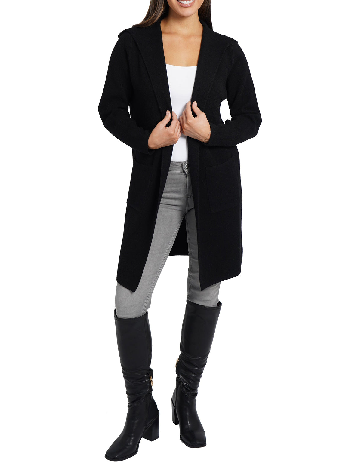 Jennifer Hooded Cardigan