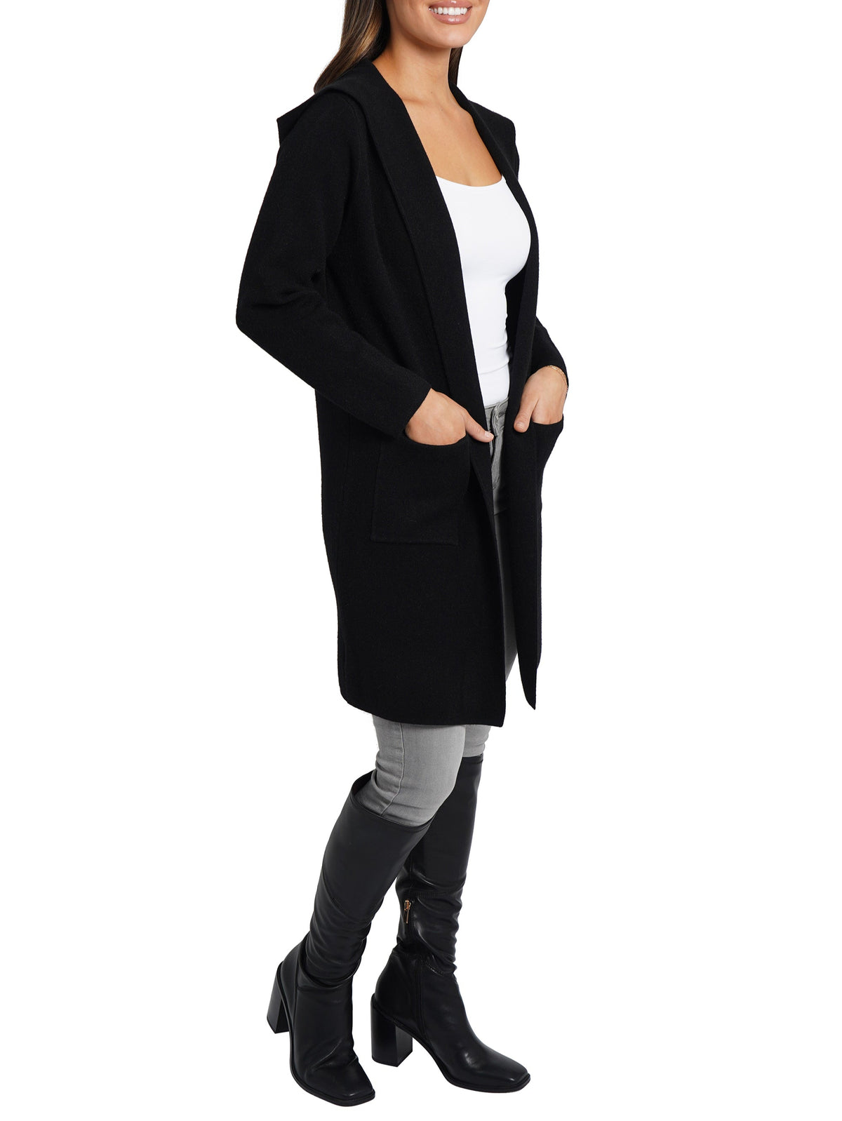 Jennifer Hooded Cardigan
