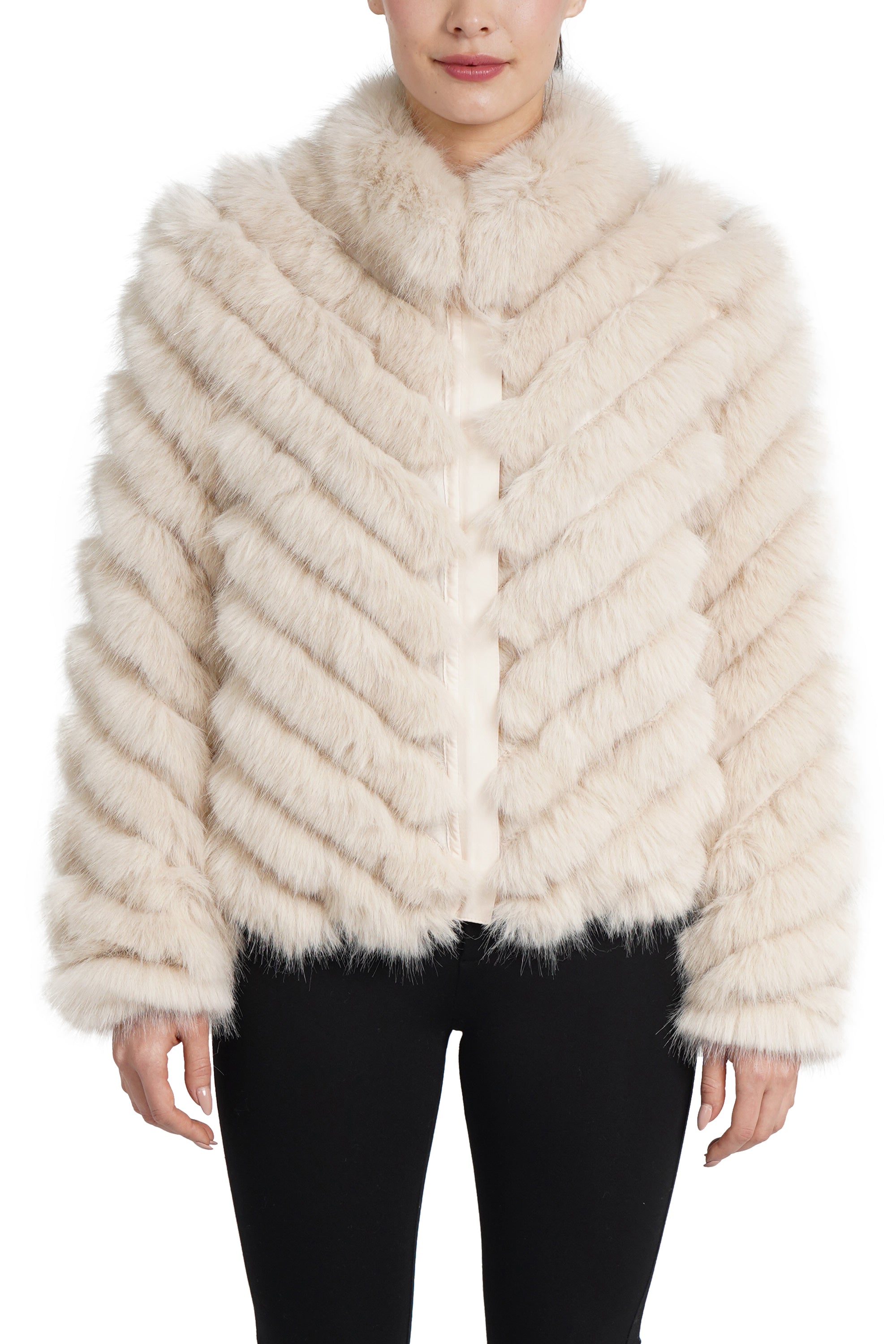 Love Token Julissa Faux Fur Reversible Jacket