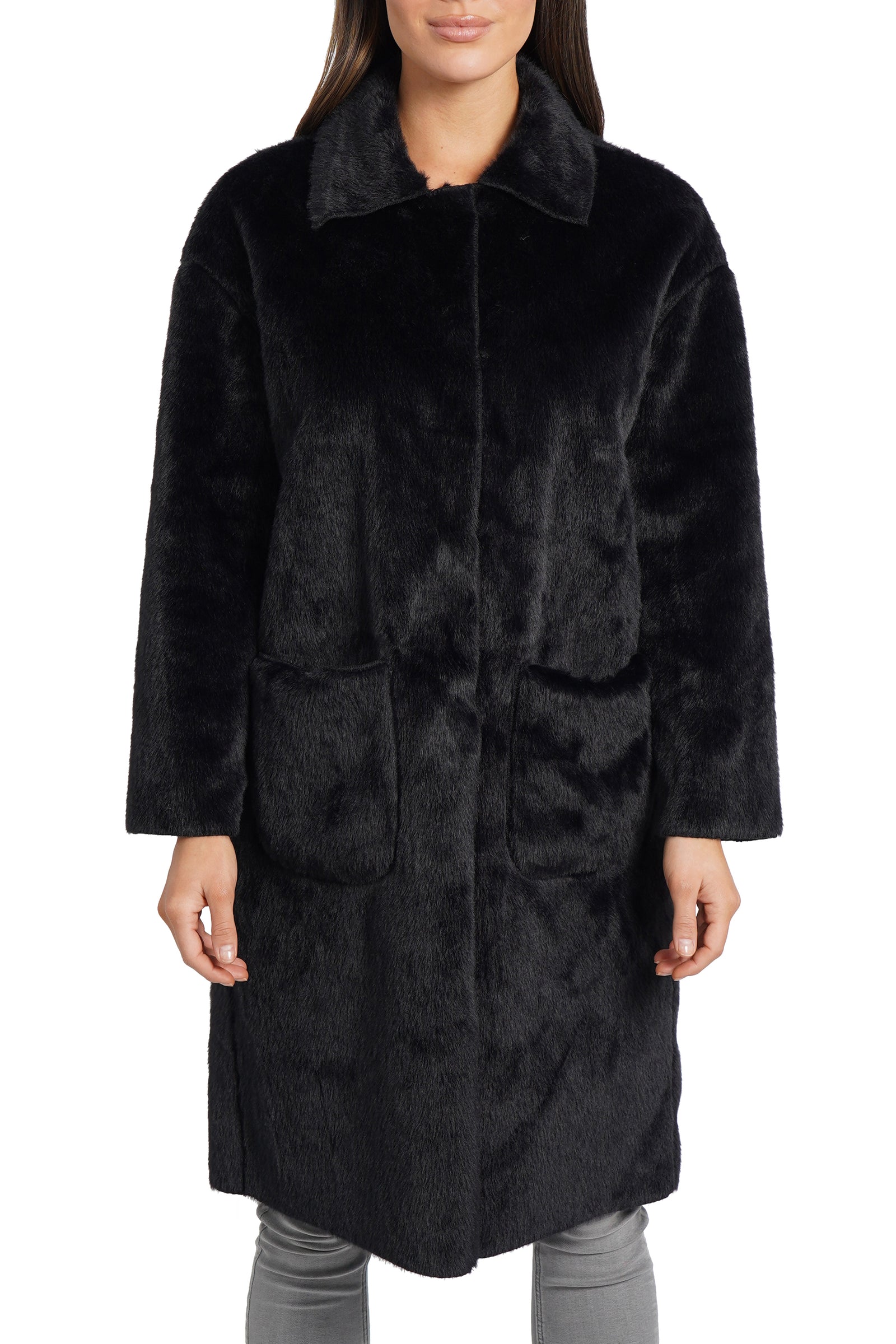 Love Token Woman's Ruben Faux Fur Jacket – Love Token US
