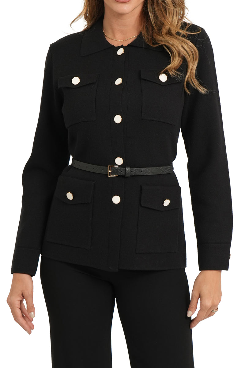 Belted Cardigan