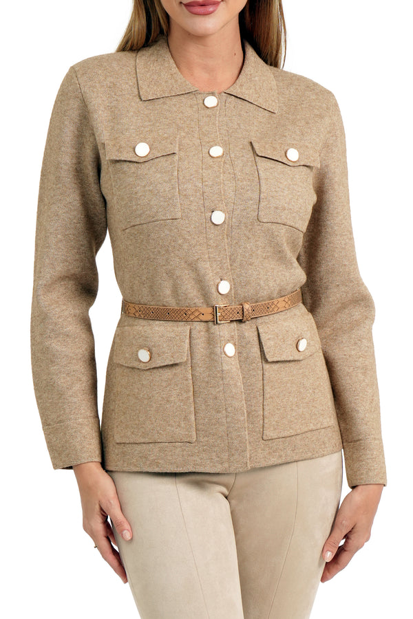 Belted Cardigan