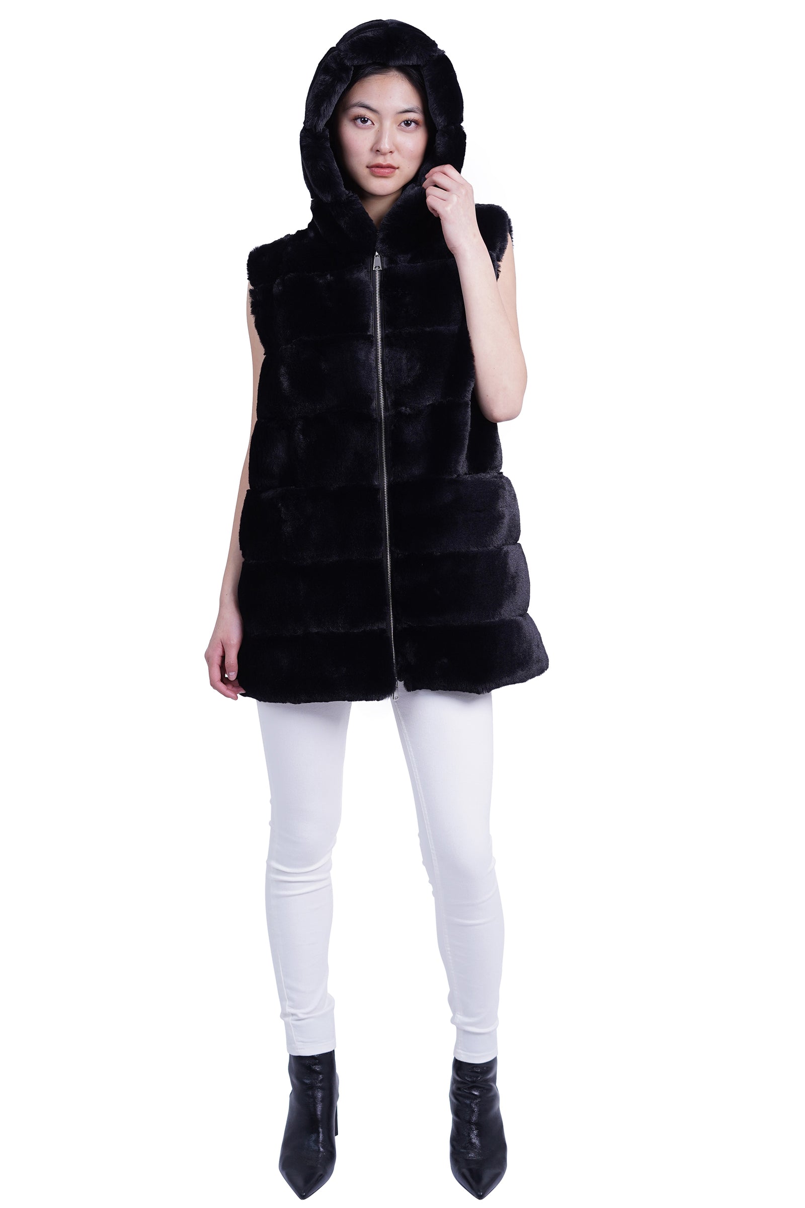 Love Token Alina Faux Fur Vest – Love Token US