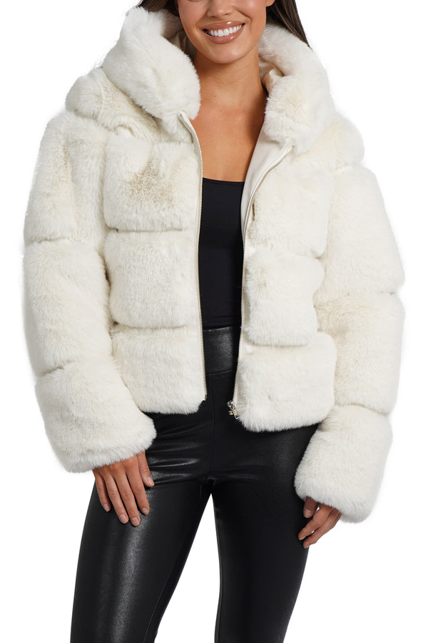 Love Token Brinna Faux Fur Jacket
