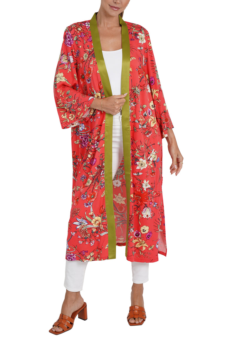 Chance Floral Open Kimono
