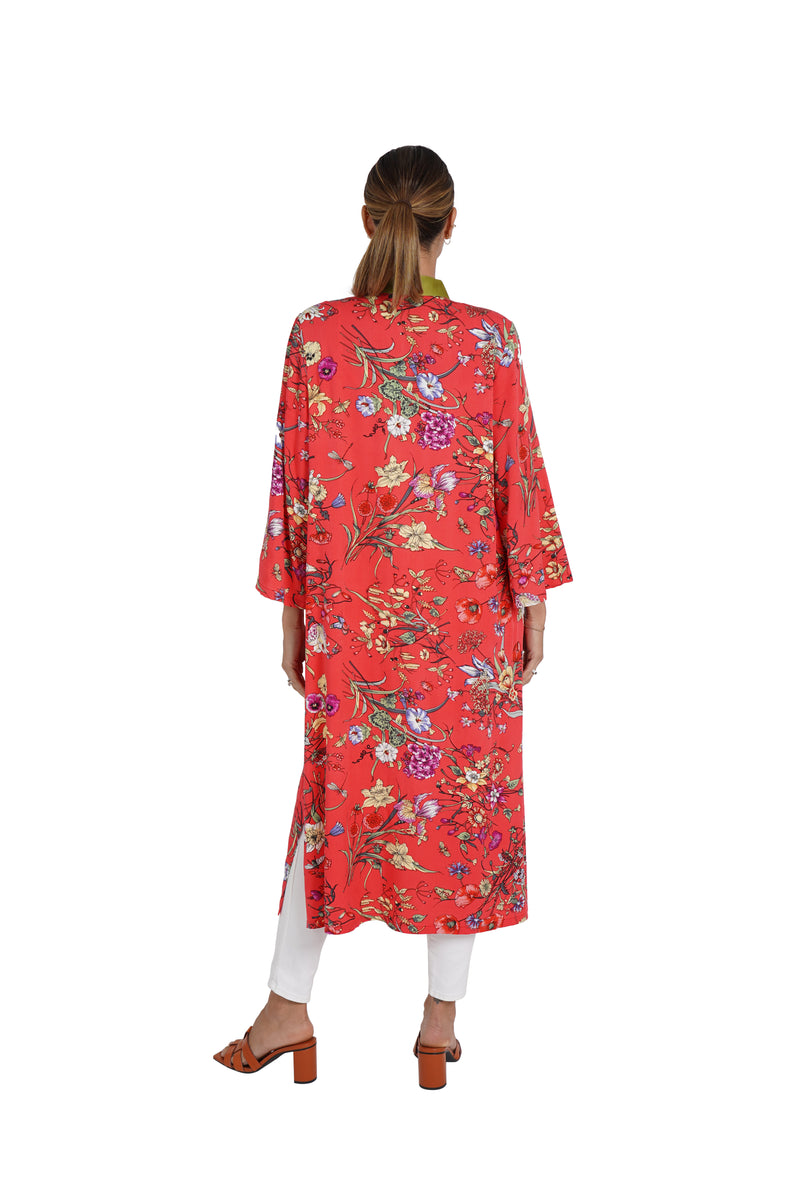 Chance Floral Open Kimono