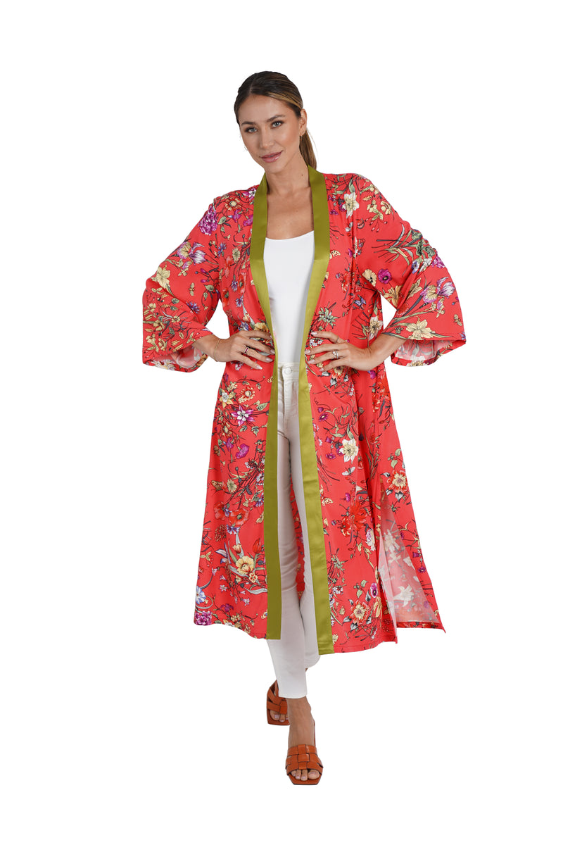 Chance Floral Open Kimono
