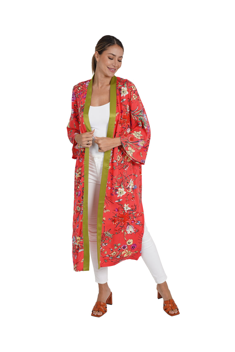 Chance Floral Open Kimono