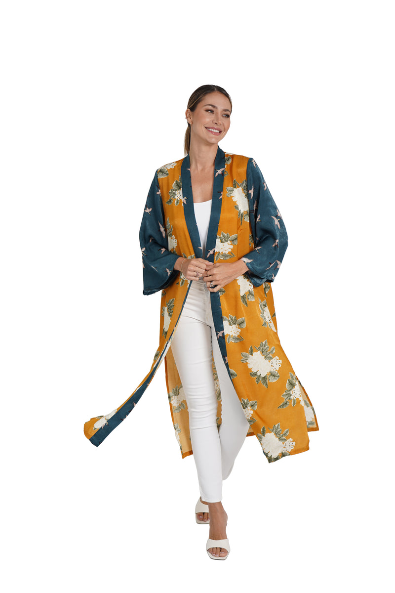 Chance Floral Open Kimono