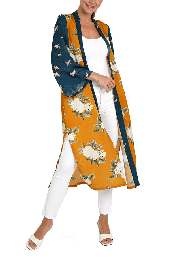 Chance Floral Open Kimono