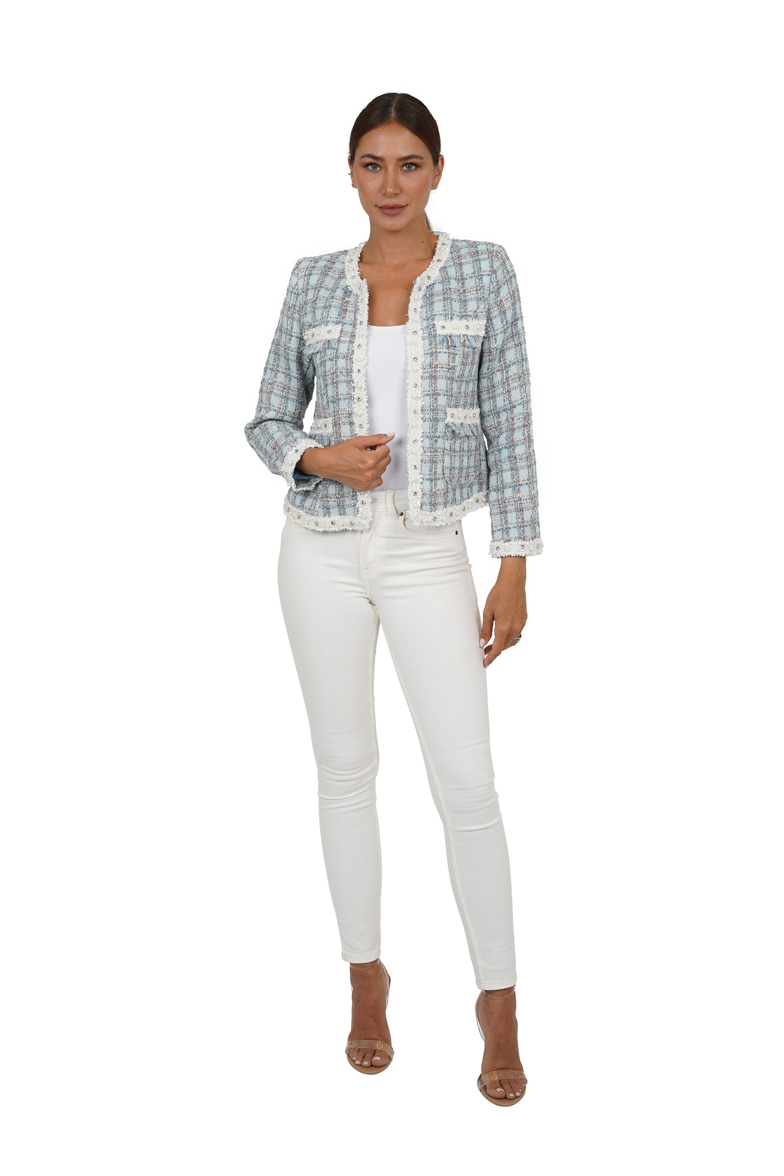 最終値下alors Veste en tweed MOON \"Bonnie a\" 最終値下alors Veste en tweed MOON /