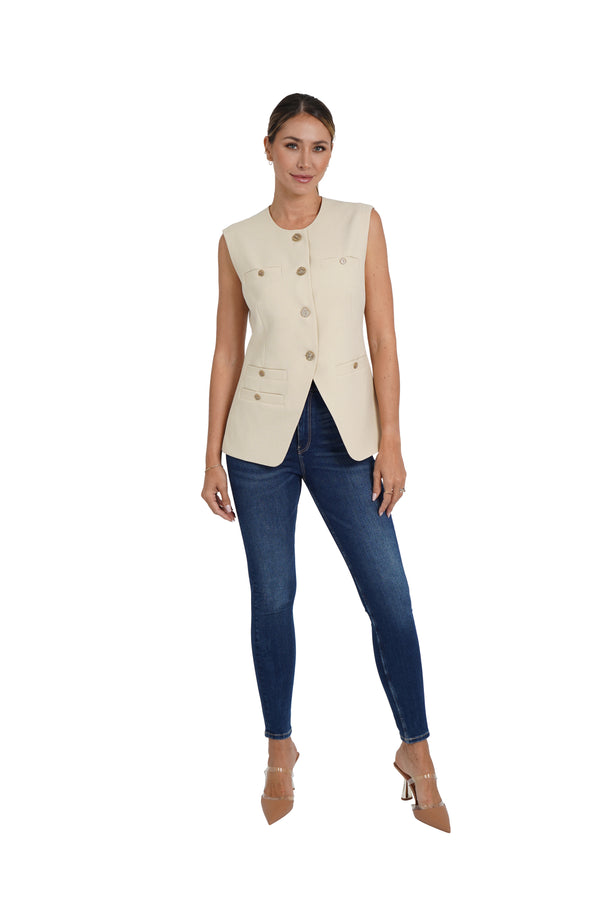 Hailey Woven Vest