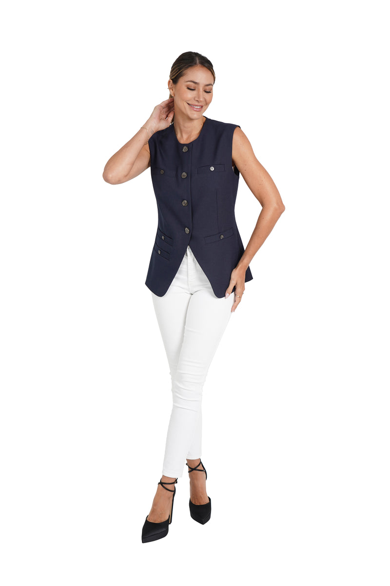 Hailey Woven Vest