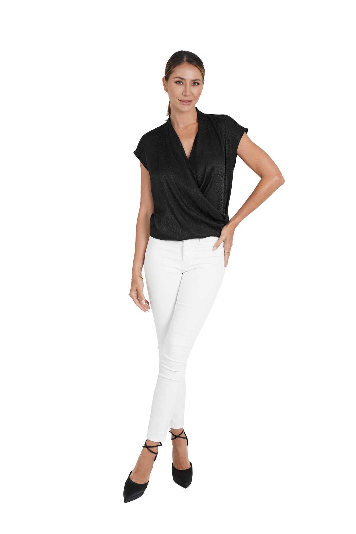 Joan Wrap Blouse