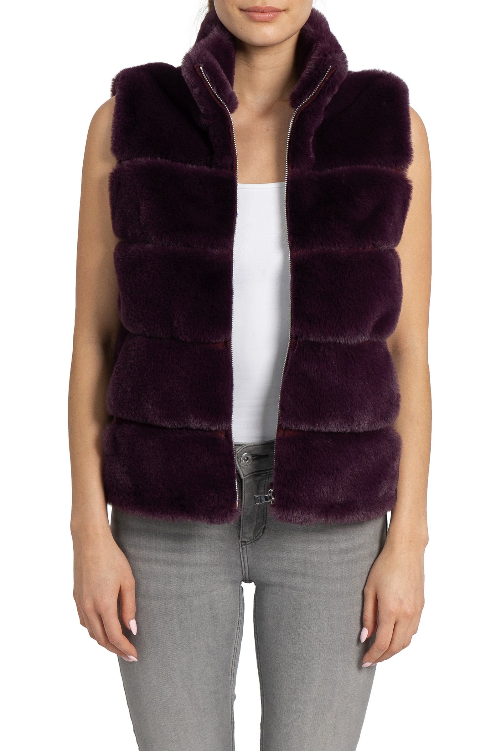 Love Token Vince Faux Fur Vest – Love Token US