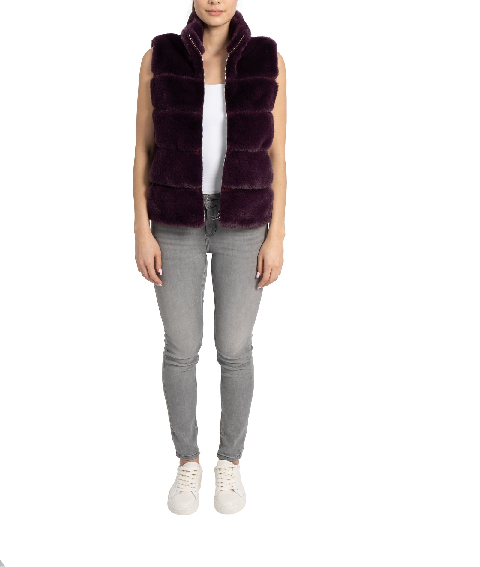 Love Token Vince Faux Fur Vest – Love Token US