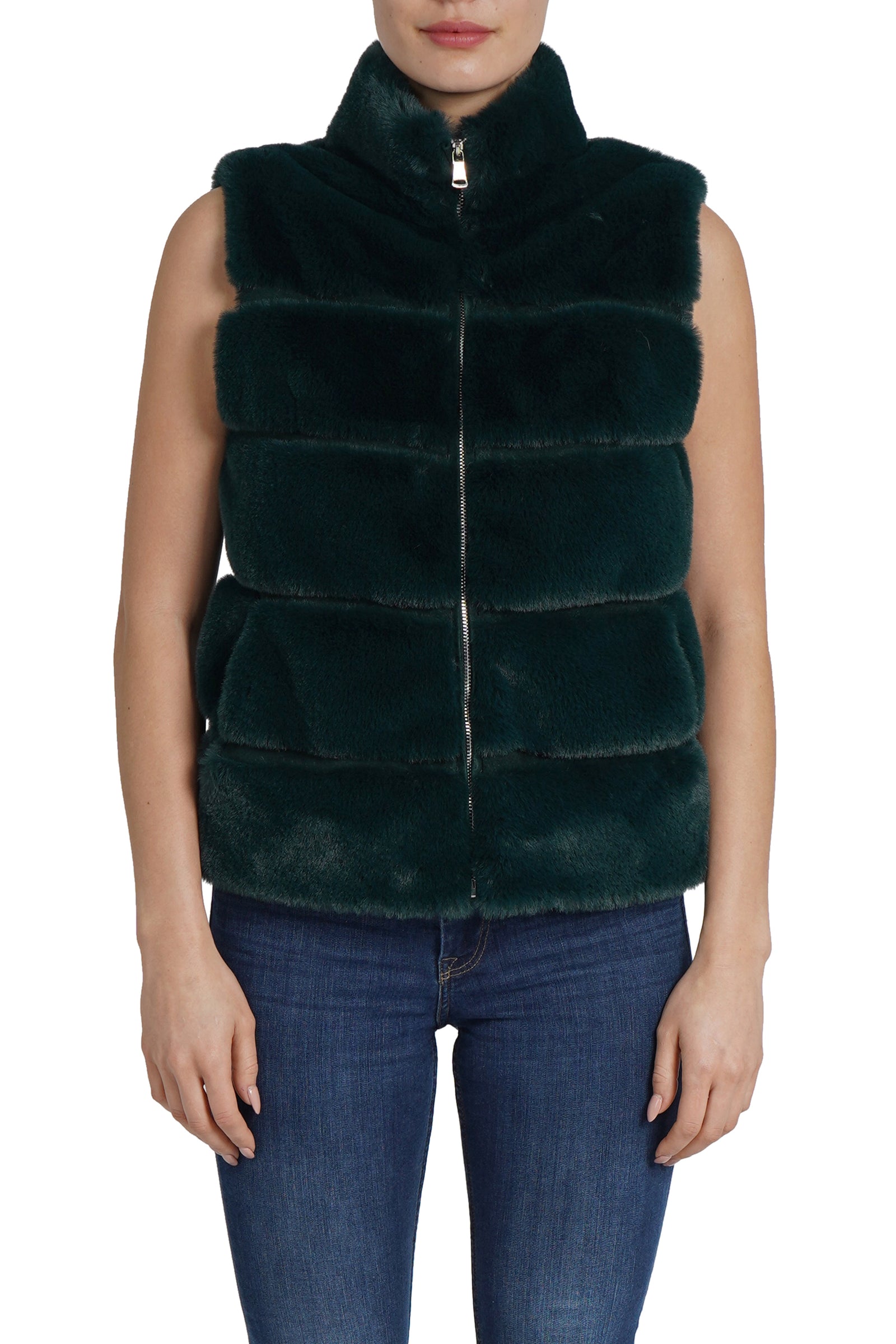 Love Token Vince Faux Fur Vest – Love Token US