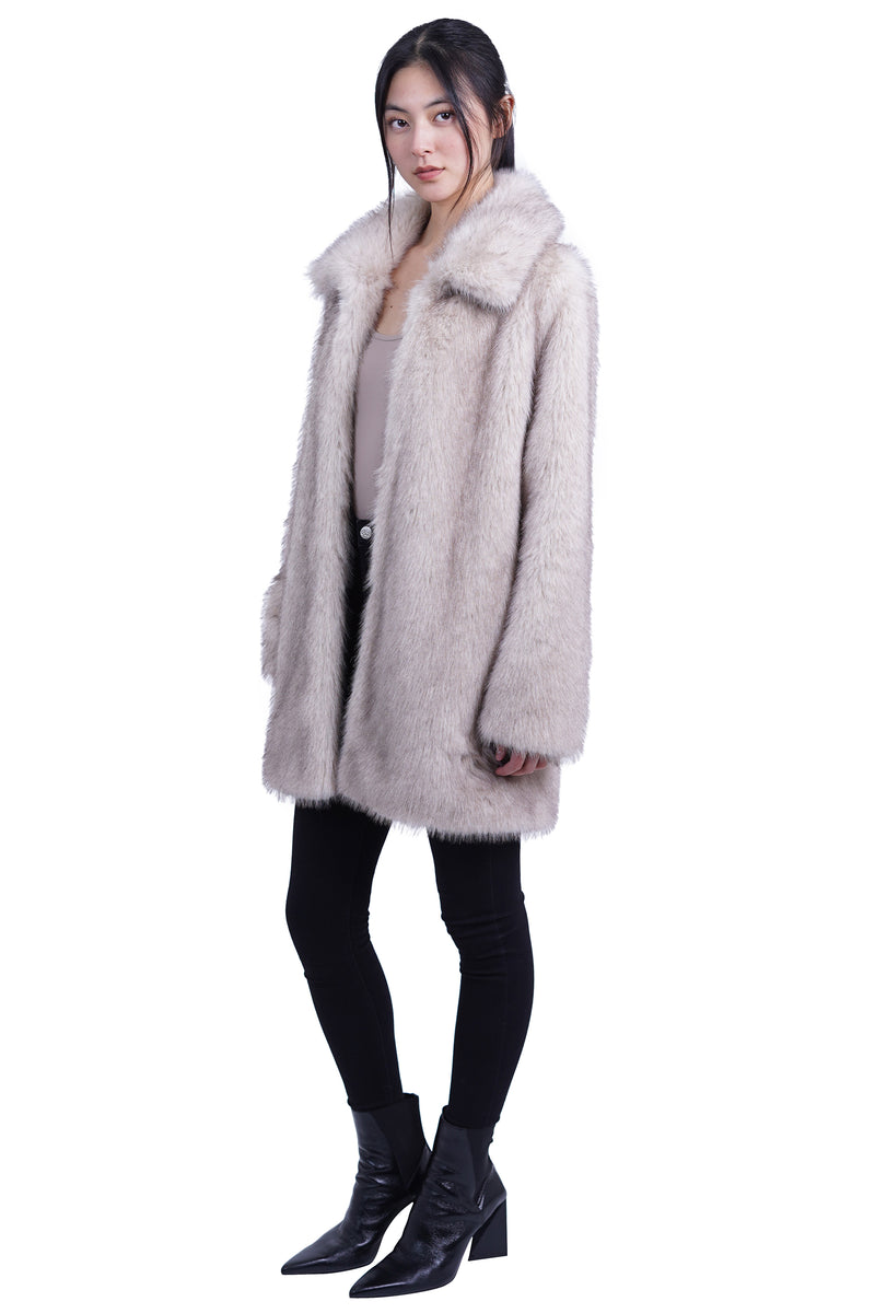 Love Token Victoria Faux Fur Coat 3