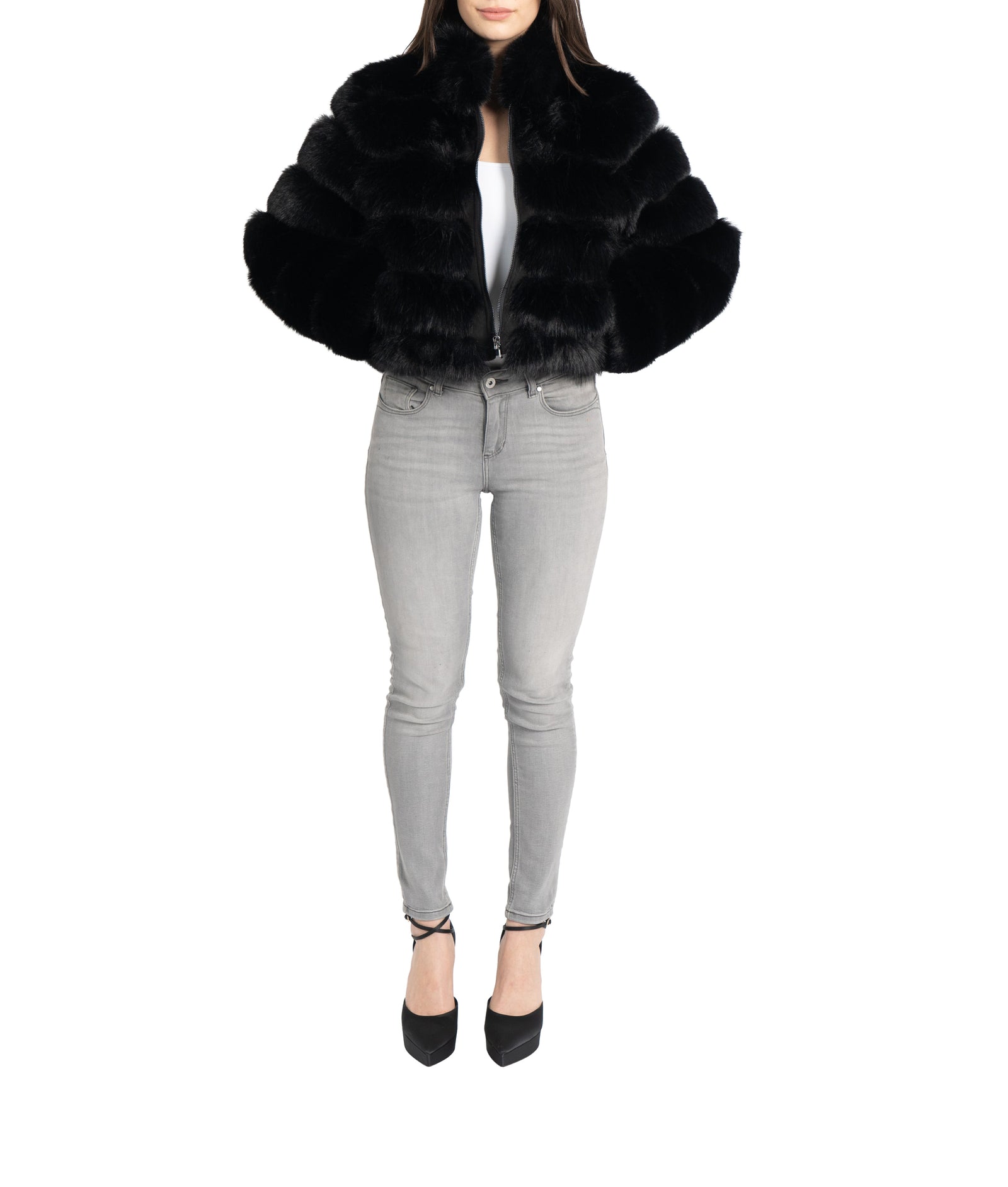 Love Token Rosalie Faux Fur Jacket – Love Token US