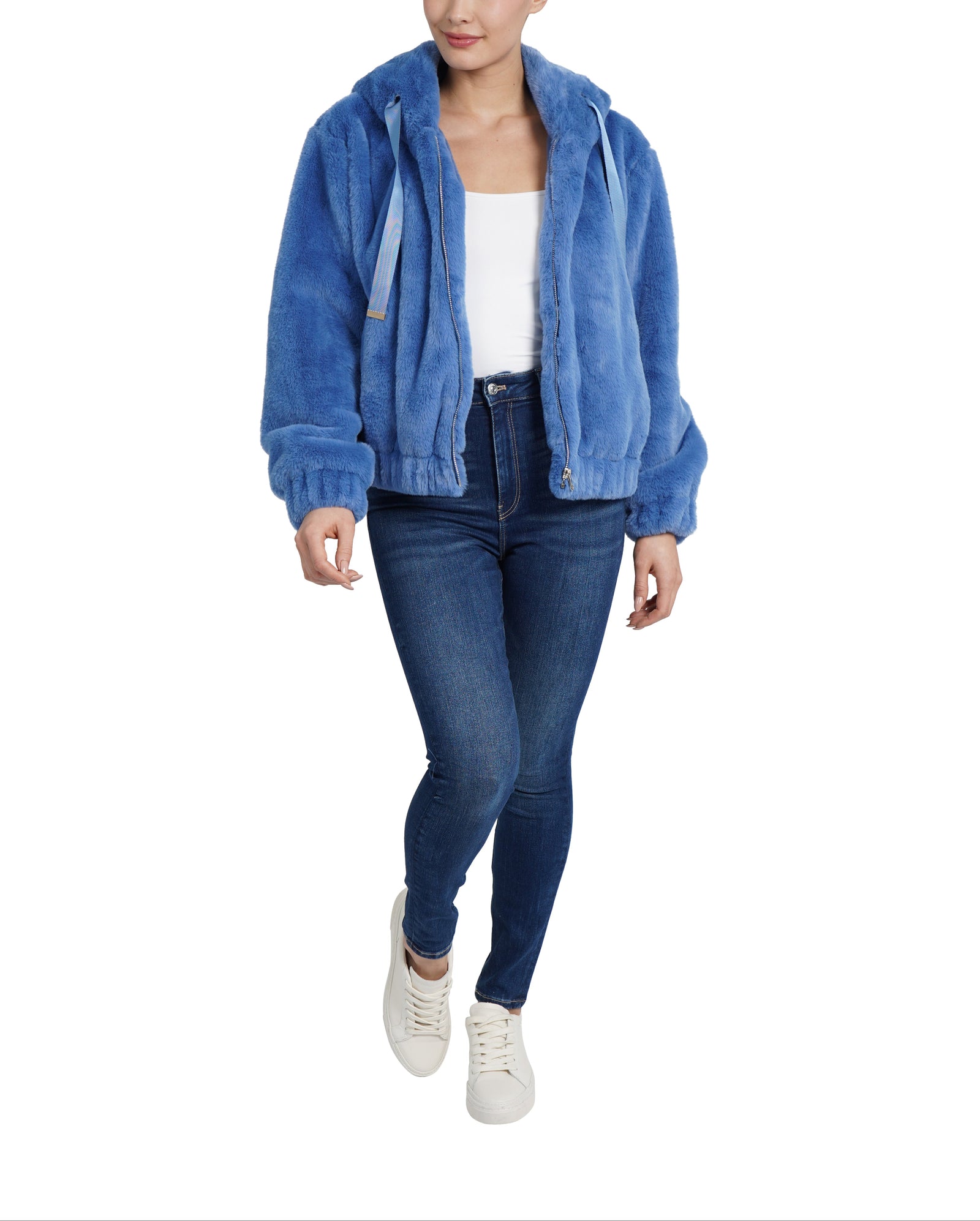 Love Token Sean Faux Fur Hooded Jacket – Love Token US