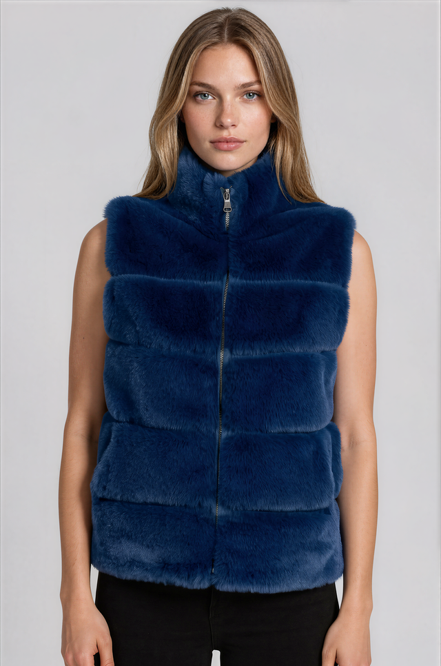 Vince Faux Fur Vest